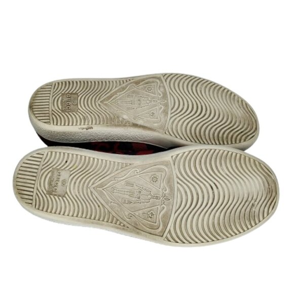 Gucci Ace GG Terry Cloth Lace Up Sneakers - Picture 6 of 10